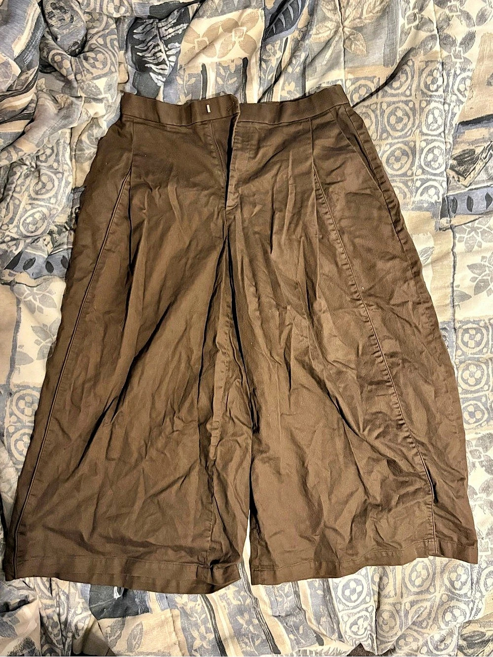 Brown Wide Leg Pants